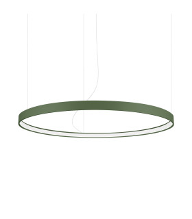 Rio 110cm Integrated LED Pendant Ceiling Light Olive Green 4000K-1