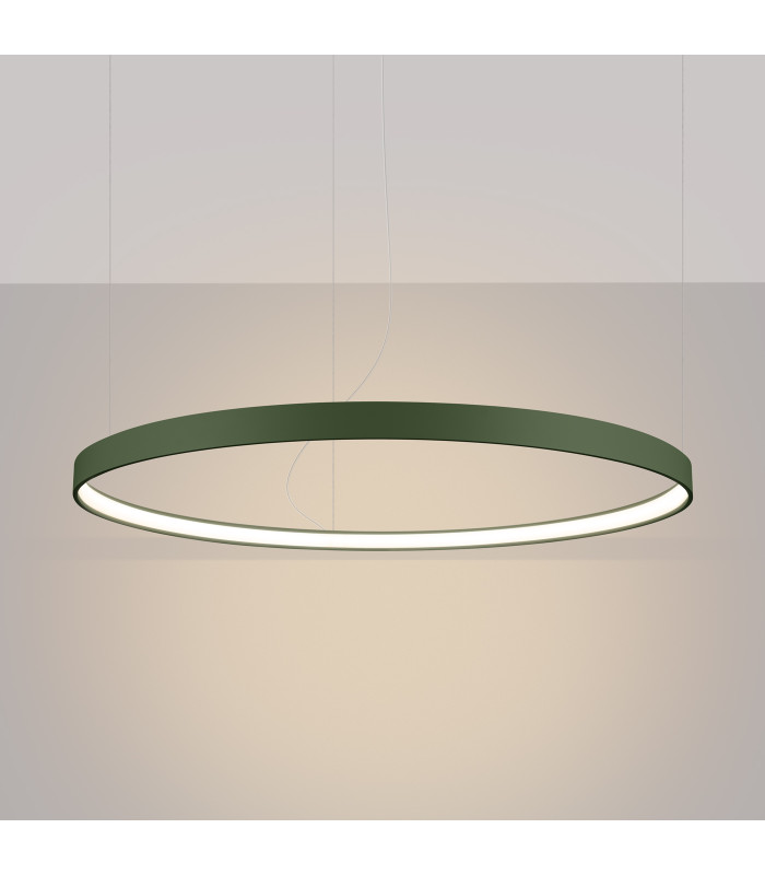 Rio 110cm Integrated LED Pendant Ceiling Light Olive Green 3000K-3