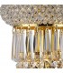 Table Lamp 5 Light French Gold, Crystal - 5