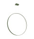 Rio 110cm Verticle Ring Integrated LED Pendant Ceiling Light Olive Green 4000K-1