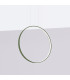 Rio 55cm Verticle Ring Integrated LED Pendant Ceiling Light Olive Green 4000K-2