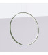 Rio 78cm Verticle Ring Integrated LED Pendant Ceiling Light Olive Green 4000K-2