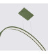 Rio 55cm Verticle Ring Integrated LED Pendant Ceiling Light Olive Green 3000K-6