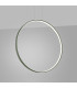 Rio 78cm Verticle Ring Integrated LED Pendant Ceiling Light Olive Green 4000K-3