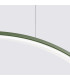 Rio 110cm Verticle Ring Integrated LED Pendant Ceiling Light Olive Green 4000K-4