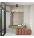 Rio 78cm Verticle Ring Integrated LED Pendant Ceiling Light Olive Green 3000K-11