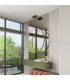 Rio 55cm Verticle Ring Integrated LED Pendant Ceiling Light Olive Green 3000K-12