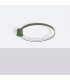 Rio 78cm Integrated LED Semi Flush Ceiling Light Olive Green 3000K-2