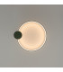 Rio 55cm Integrated LED Semi Flush Ceiling Light Olive Green 3000K-7