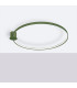 Rio 110cm Integrated LED Semi Flush Ceiling Light Olive Green 4000K-2