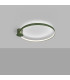 Rio 78cm Integrated LED Semi Flush Ceiling Light Olive Green 4000K-3