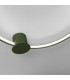Rio 110cm Integrated LED Semi Flush Ceiling Light Olive Green 4000K-6