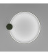 Rio 78cm Integrated LED Semi Flush Ceiling Light Olive Green 4000K-7