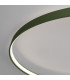 Rio 78cm Integrated LED Semi Flush Ceiling Light Olive Green 4000K-8