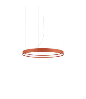 Rio 55cm Integrated LED Pendant Ceiling Light Red Ochre 3000K-1