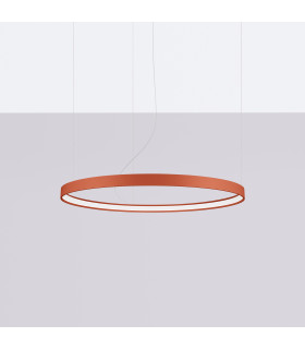 Rio 78cm Integrated LED Pendant Ceiling Light Red Ochre 4000K-2