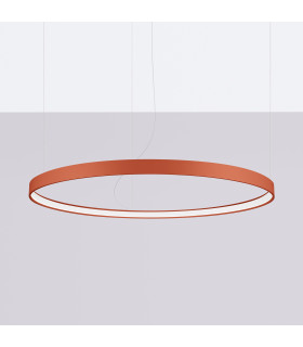 Rio 110cm Integrated LED Pendant Ceiling Light Red Ochre 4000K-2
