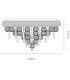 Flush Ceiling 6 Light French Gold, Crystal - 3