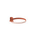 Rio 55cm Integrated LED Semi Flush Ceiling Light Red Ochre 3000K-1