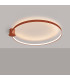 Rio 110cm Integrated LED Semi Flush Ceiling Light Red Ochre 3000K-3