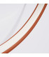 Rio 78cm Integrated LED Semi Flush Ceiling Light Red Ochre 3000K-5