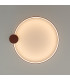 Rio 78cm Integrated LED Semi Flush Ceiling Light Red Ochre 3000K-7