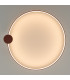Rio 110cm Integrated LED Semi Flush Ceiling Light Red Ochre 3000K-7