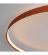 Rio 78cm Integrated LED Semi Flush Ceiling Light Red Ochre 3000K-8