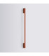 Sappo 120cm Integrated LED Wall Lamp Red Ochre 3000K-2