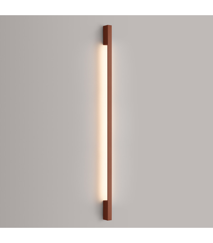 Sappo 150cm Integrated LED Wall Lamp Red Ochre 3000K-3