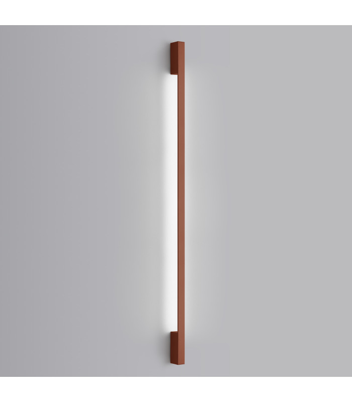 Sappo 150cm Integrated LED Wall Lamp Red Ochre 4000K-3