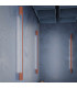 Sappo 150cm Integrated LED Wall Lamp Red Ochre 4000K-9