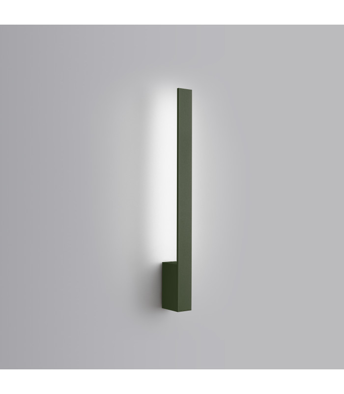 Lahti 50cm Integrated LED Wall Lamp Olive Green 4000K-3