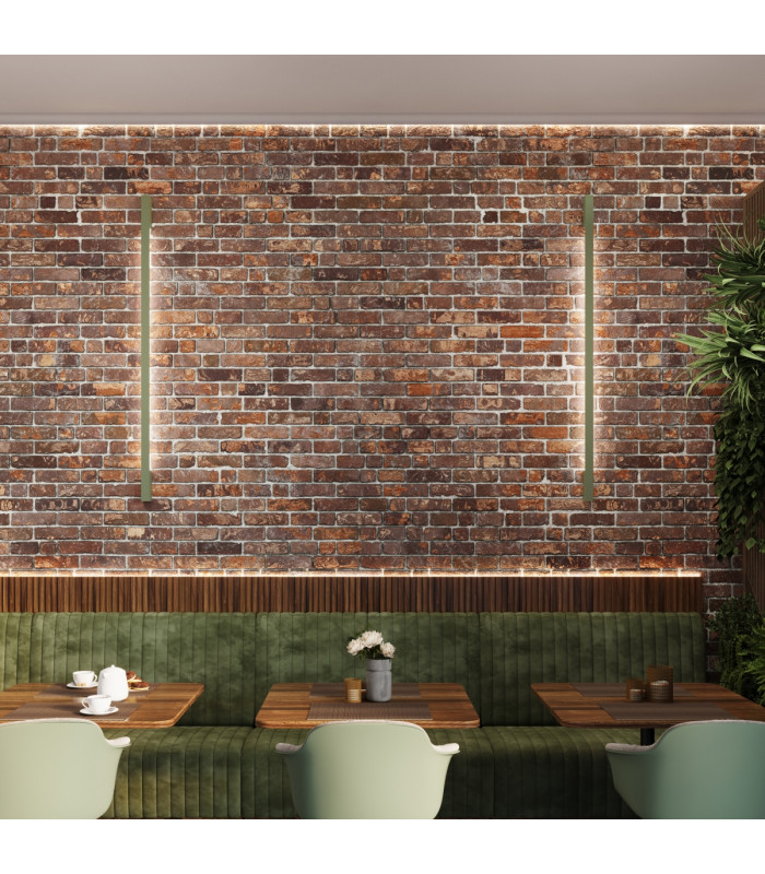 Lahti 90cm Integrated LED Wall Lamp Olive Green 3000K-9