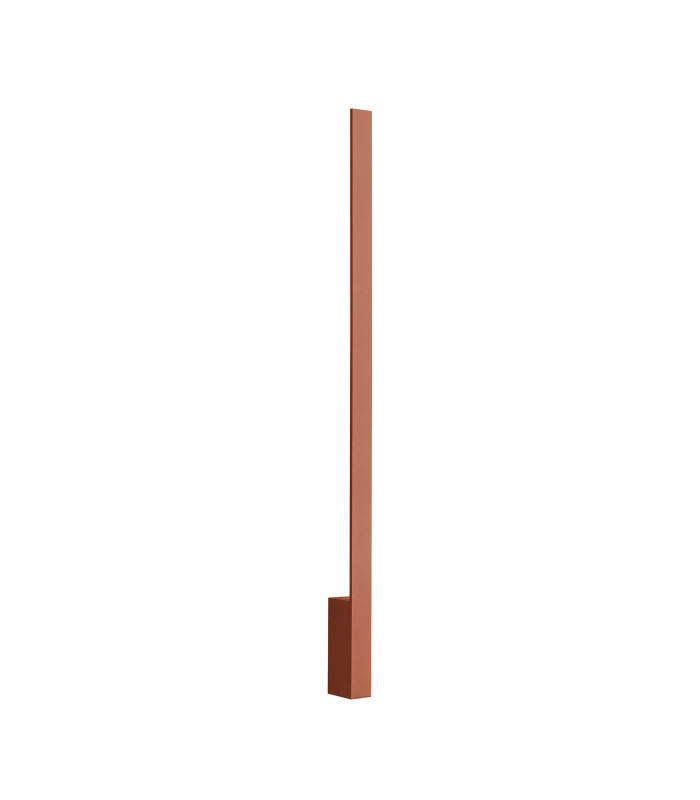Lahti 90cm Integrated LED Wall Lamp Red Ochre 3000K-1