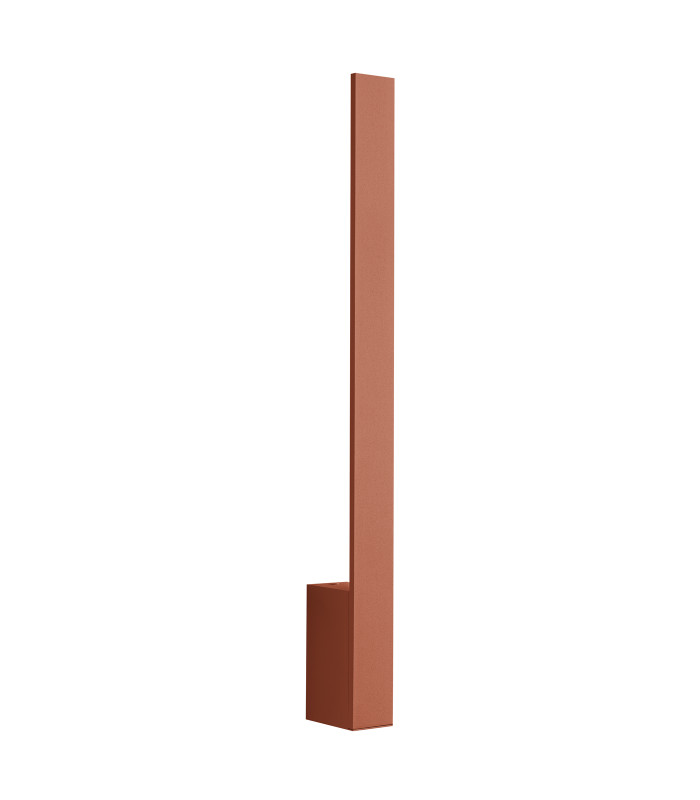 Lahti 50cm Integrated LED Wall Lamp Red Ochre 4000K-1