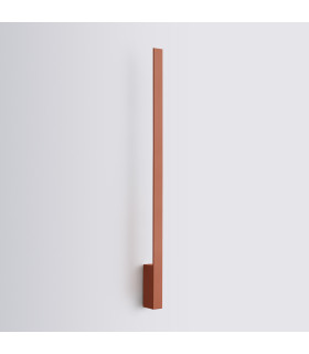 Lahti 90cm Integrated LED Wall Lamp Red Ochre 3000K-2