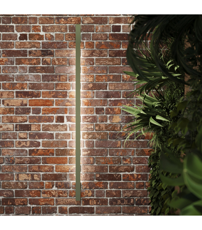 Lahti 50cm Integrated LED Wall Lamp Olive Green 4000K-10