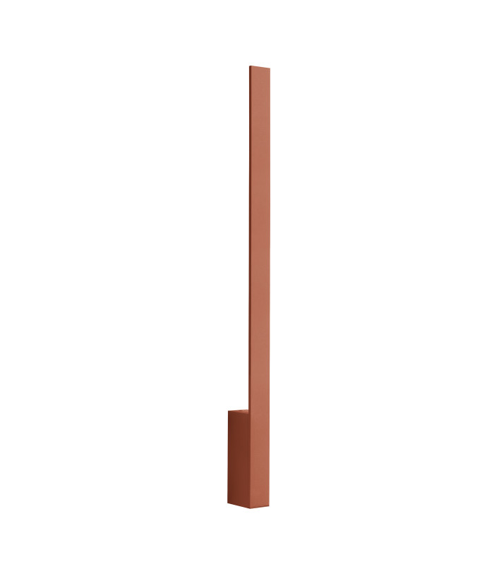 Lahti 70cm Integrated LED Wall Lamp Red Ochre 4000K-1