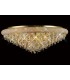 Flush Ceiling 18 Light French Gold, Crystal - 2