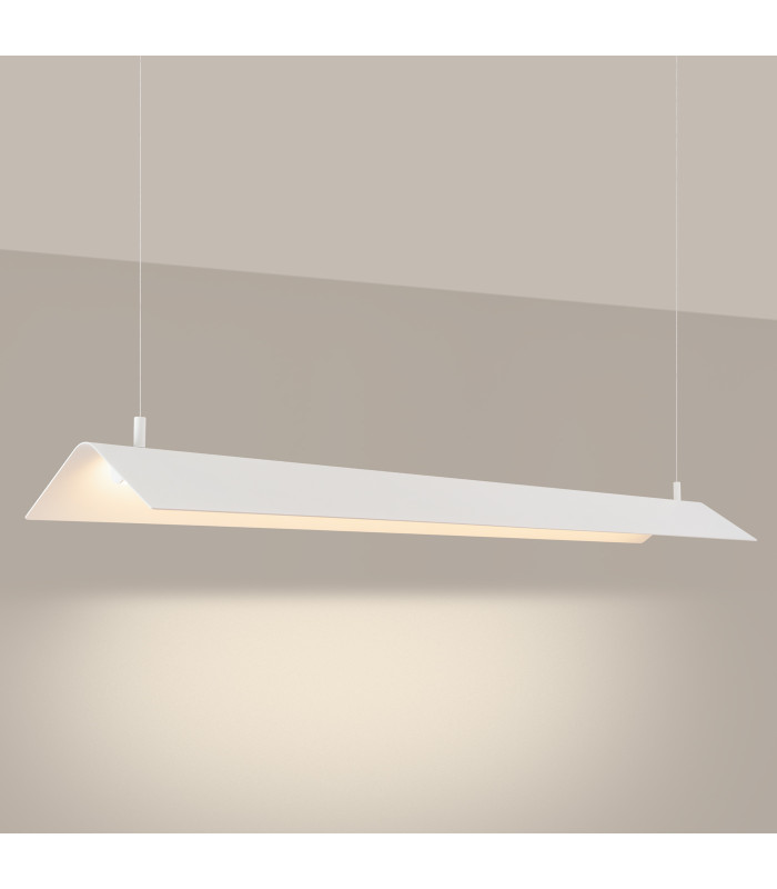 Elva LED Bar Pendant Ceiling Light White 3000K-3