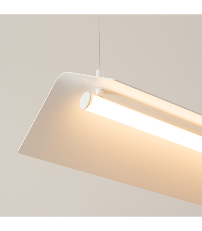 Elva LED Bar Pendant Ceiling Light White 3000K-4