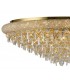 Flush Ceiling 18 Light French Gold, Crystal - 5