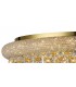 Flush Ceiling 18 Light French Gold, Crystal - 6