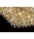 Flush Ceiling 18 Light French Gold, Crystal - 9