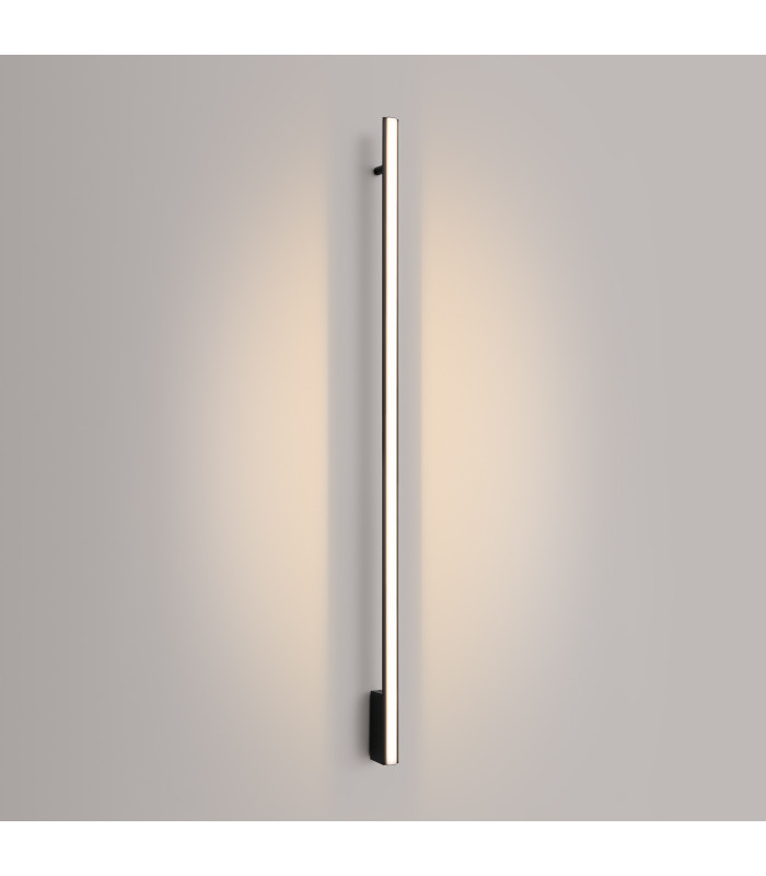 Lagom 150cm Integrated LED Wall Lamp Black 3000K-3