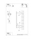 Lagom 120cm Integrated LED Wall Lamp Golden 3000K-9
