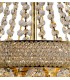 Ceiling Pendant Chandelier 9 Light French Gold, Crystal - 7