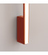 Lagom 90cm Integrated LED Wall Lamp Red Ochre 3000K-4
