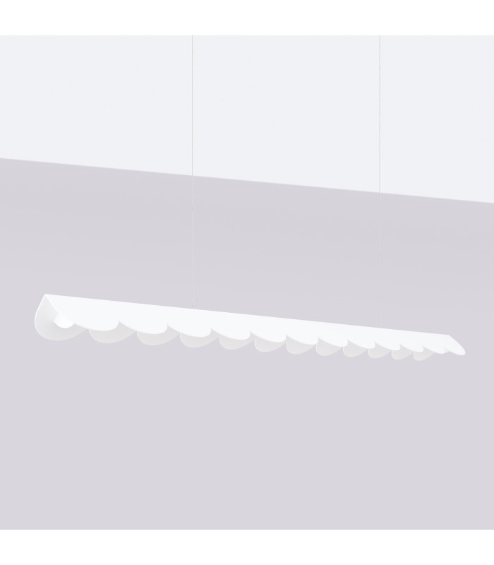 Biscuit 130cm LED Bar Pendant Ceiling Light White 3000K-2